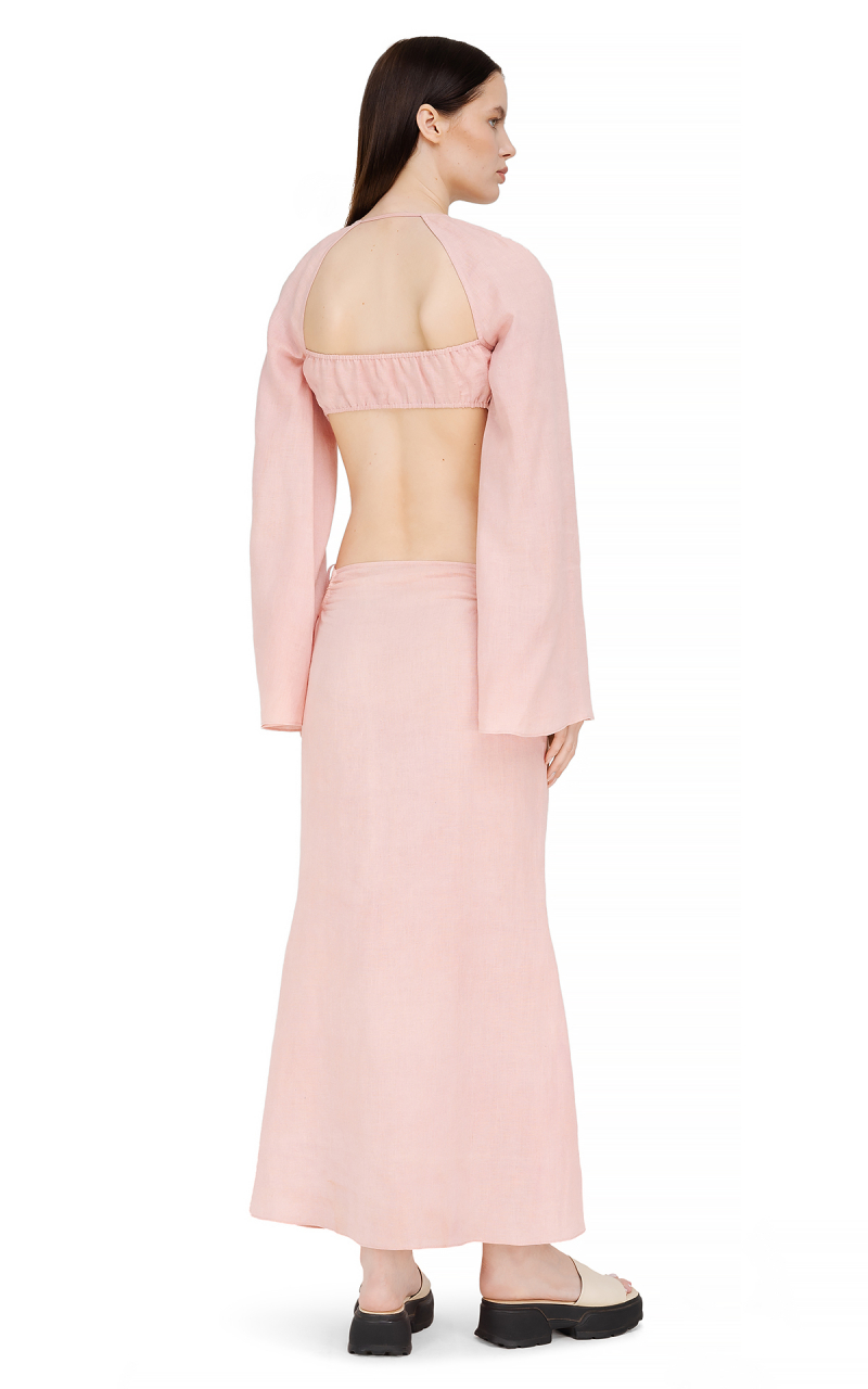 Dress Eve pattern 5848739-735-112 Pink - TAGO