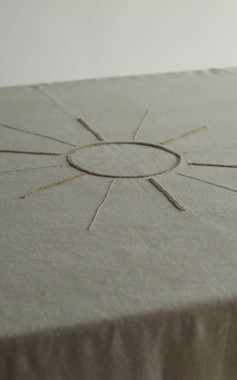 Cross shaped tablecloth - Sun cross 5377775-735-112 Beige - TAGO