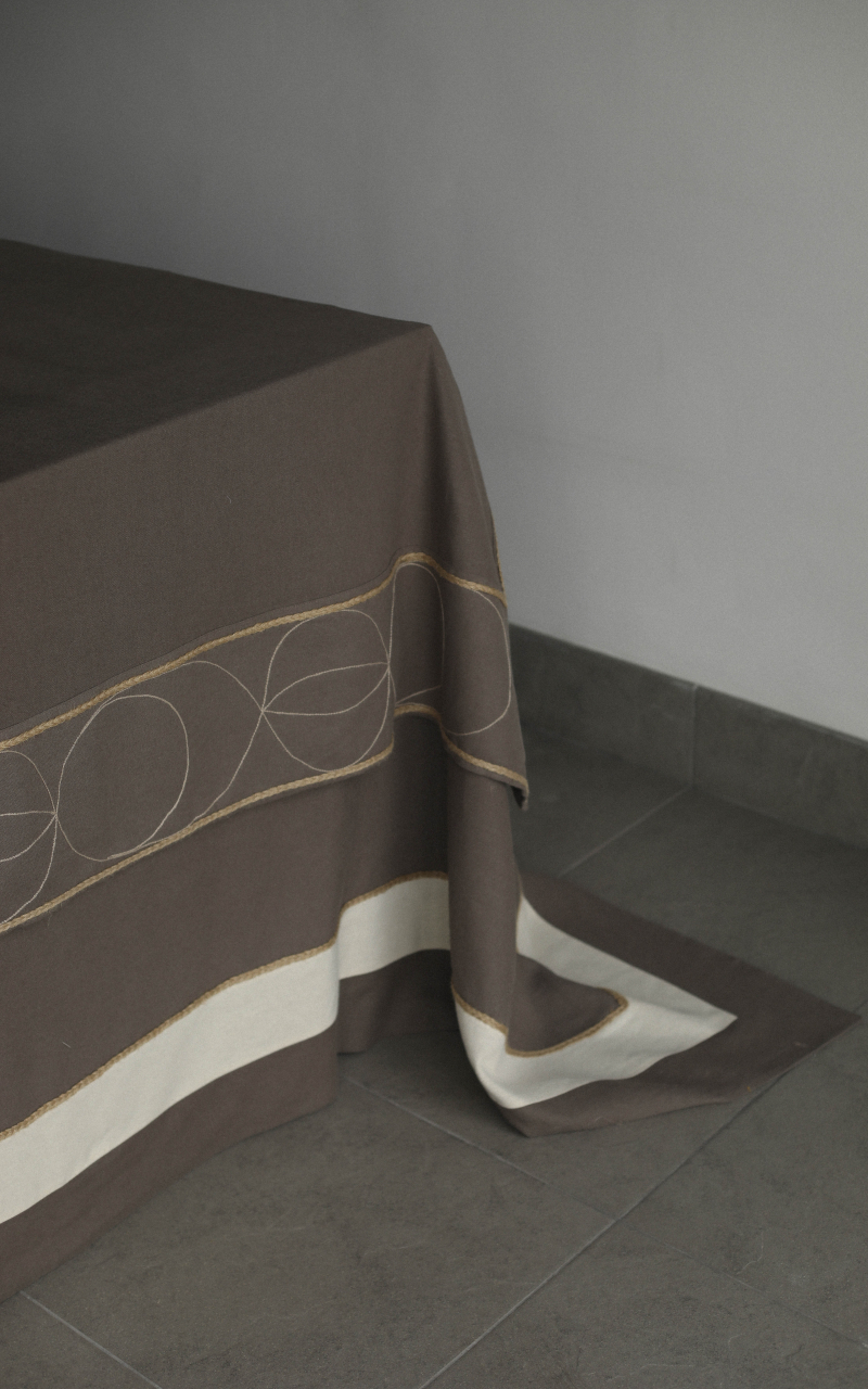 Tablecloth Trypillia 5377774-735-112 Grey - TAGO